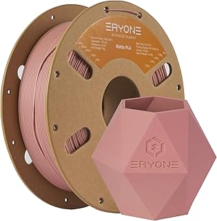 ERYONE PLA Matte Effect 3D Printing Filament 1.75mm ±0.03 Tolerance, 1kg Per Roll, Ceramic Red