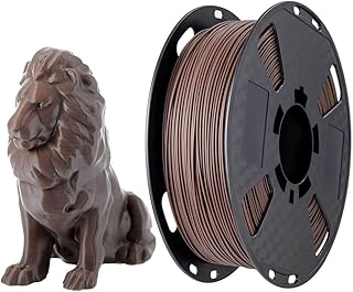 CC3D Max+ Chocolate Brown PLA Filament 1.75mm, 1kg, 3D Printer Filament FDM, 3D Printing Material Pro Plus PLA Chocolate Coffee Brown Color