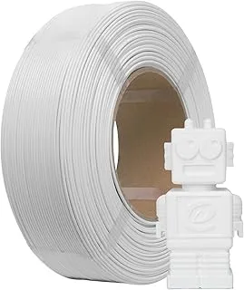 eSUN PLA Refill Refill filament 1.8 mm 1 kg White | Eco-Friendly Filament Without Spool for eSpool. Reduce plastic waste while maintaining high printing accuracy.