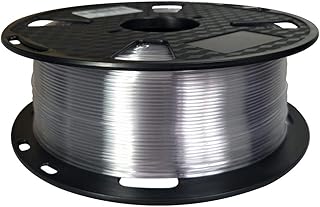 Filamento PETG trasparente facile da stampare 1,75 mm 1 kg per stampante 3D bobina da 1 kg CC3D Fit Most FDM Color Erba Verde (trasparente)