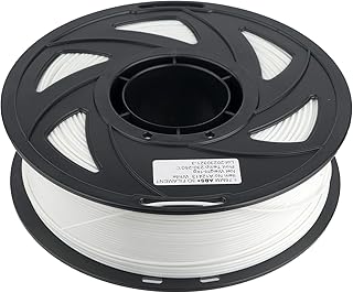 SIENOC 1kg 1.75mm ABS 3D printer filament Printer - With coil (White)