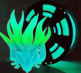 3D Printer Filament PLA Glow in the Dark Green Blue 1.75mm Accuracy +/- 0.05mm for Ender3 Ender5 CR10
