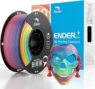 Official Creality Ender PLA Pro Filament for 3D Printer, Durable and Resistant, Dimensional Accuracy +/-0.02mm, 1kg Spool (EP + -Colorful, Ender PLA Pro-1)