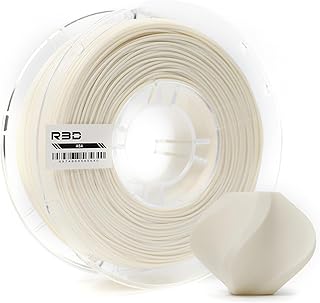 R3D ASA 3D Printer Filament 1.75mm, 1kg, Heat and Weather Resistant, Dimensional Accuracy +/- 0.02mm, Perfect for Outdoor Functional Parts, AMS Compatible (White)