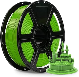 FLASHFORGE ABS PRO Filamento per stampante 3D, filamenti tenaci e resistenti al calore, bobina da 1 kg (2,2 libbre), precisione dimensionale +/- 0,02 mm, filamento ABS forte e durevole (Verde)