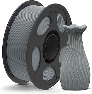 ANYCUBIC Matte PLA Filament 1.75 mm, 3D Printer Filament Matte Structure, Fine Surface, No Visible Layer Line, Matte Grey 1 kg