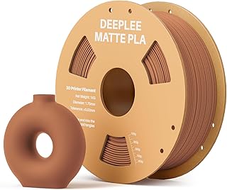 Deeplee Matte PLA 1.75mm 1kg Marrone