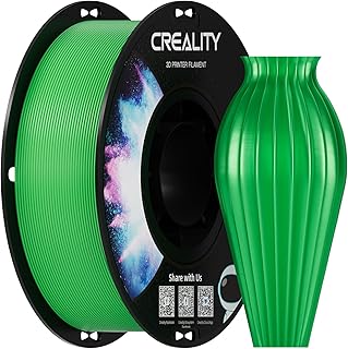 Creality PETG Filament 1.75mm, Excellent Flexibility and Durability, Dimensional Accuracy +/- 0.02mm, 1kg (2.2lbs) for 3D Printers, PETG Green