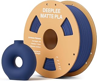Deeplee Matte PLA 1.75mm 1kg Blu