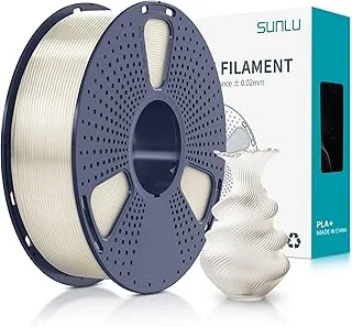 SUNLU PLA+ Filament 1.8 mm for 3D Printer and 3D Pens, PLA Plus Filament 1 kg, Neatly Wound, Good Toughness, Accuracy of Filament Tolerance +/- 0.02 mm, Transparent