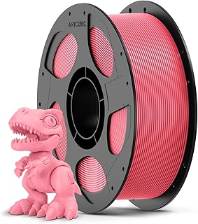 ANYCUBIC PLA Filamento per Stampante 3D, Filamento di Stampa Intelligente Identificazione Intelligente, Bobina Rimovibile e Riutilizzabile, Dimensioni +/- 0,02 mm, Rosa, 1KG