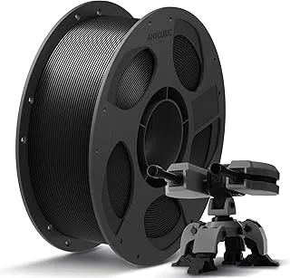 ANYCUBIC PLA+ Filament 1.75mm for 3D Printer, PLA Plus Filament with Neatly Wound, Dimensional Accuracy +/- 0.03mm, Excellent Adhesion and Resistance to Deformation (Black, 1kg)