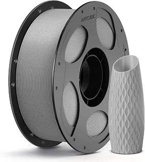 ANYCUBIC PLA Filament 1.8 mm, Easy to Print, Grey 1 kg | High Strength 3D Printer Filament, Durable, Reusable PLA Spool, Intelligent Identification