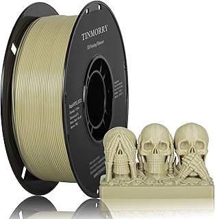 PETG 1.75mm Filament TINMORRY Rapid PETG-Eco 3D Compatible with Bambu Lab/Creality K1C/FLASHFORGE Adventurer 5M /Anycubic Kobra 3/QIDI FDM 3D Printer 1kg 1 Spool Bone White
