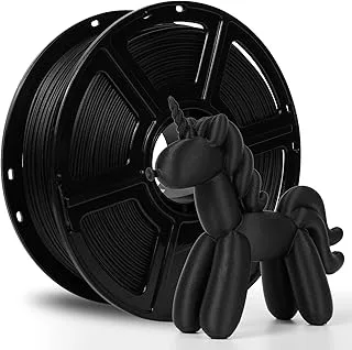 Flashforge ASA CF 3D Printing Filament/Carbon Fiber Durable 1.75mm 1kg UV and Weather Resistant High Rigidity Heat Resistant Easy to Print (Black)