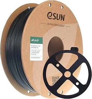 eSUN PLA carbon fiber filament 1.8 mm, PLA-CF Filament 1 kg Black | Carbon fiber reinforced for extreme stiffness. Low shrinkage and high strength. Accuracy +/- 0.02mm
