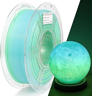 IEMAI PETG Filamento 1.75mm 1Kg, Traslucido PETG Blu Verde Filamenti per Stampa 3D, Alta Velocità Stampa, Precisione Dimensionale +/- 0.02 mm