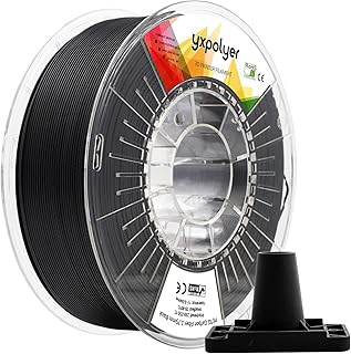PETG CF Carbon Fiber 3D Printing Filament, 1kg 1.75mm, High Strength and Durability, Heat Resistant and Low Deformation, Black, Light Coil Heat and Moisture Resistant