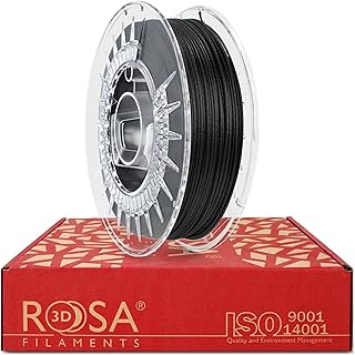ROSA3D ASA + 5 filamenti in Kevlar, 1,75 mm, per stampante 3D, nero, 0,5 kg