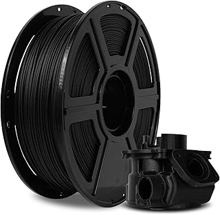 FLASHFORGE PETG Carbon Fiber Filament 1.75mm, 3D Printer Filament, 1kg Spool, Dimensional Accuracy +/- 0.02mm, Light and Heat Resistant and Moisture Free (PETG CF