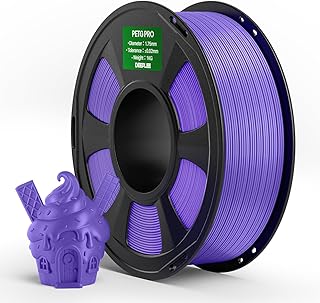 DEEPLEE PETG Pro Filament 1.75mm - 1kg Spool Purple, High Strength and Toughness, Optimized Printing Performance, Climate Resistance, for FDM 3D Printers