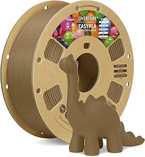 OVERTURE Easy PLA Filament 1.75mm, 1kg Spool (2.2lbs), Dimensional Accuracy +/- 0.02mm, for 3D Printer (Easy Caramel)