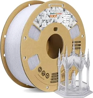 OVERTURE Rock PLA Filament 1.8 mm PLA Rock Effect 1 kg Rock White | Marble surface • Unique stone effect • Dimensional accuracy ± 0.02 mm • Uniform extrusion • FDM 3D printer