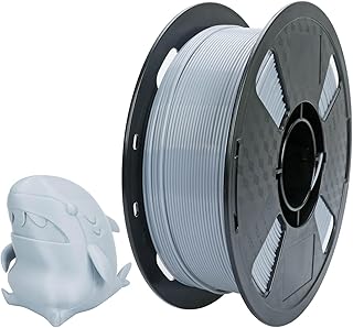 CC3D - Filamento PETG Pro 1,75 mm grigio chiaro 1 kg per stampante 3D, materiale per stampa 3D FDM, facile da stampare, filamento PETG grigio chiaro