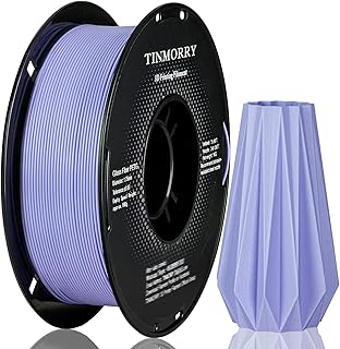 TINMORRY PETG Fiberglass Filament 1.75mm, High Impact Resistance PETG GF 3D, Durability and Rigidity, PETG Matte, Suitable for Most FDM 3D Printers, 1kg 1 Spool, Purple