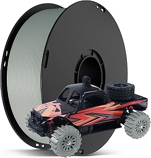 ANYCUBIC ABS Filament 1.75 mm, High Strength and Toughness, Dimensional Accuracy of 3D Printer +/- 0.02 mm, Grey 1 kg