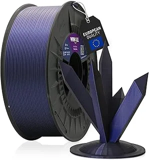 WINKLE Filament PLA HD 1.75 mm Blue Galaxy 1 kg, Filament 3D Printer | PLA Filament Interference, Dimensional Accuracy +/- 0.05mm, Easy to Print Material, 300g Spool
