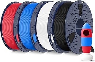 SUNLU - 4KG 3D Printer Filament Matte PLA 1.75mm Matte Finish 99% FDM 3D Printer Filament 1kg Spool 1kg Black White Blue Red
