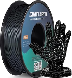 Filamento ABS GIANTARM, filamento per stampante 3D 1,75 mm, precisione dimensionale +/- 0,02 mm, 1 kg 1 bobina, nero