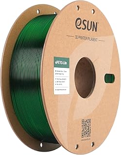 eSUN PETG filamento 1,75 mm, filamento PETG Basic ad alta tenacità, bobina da 1 kg (2,2 libbre) per stampanti 3D, Verde