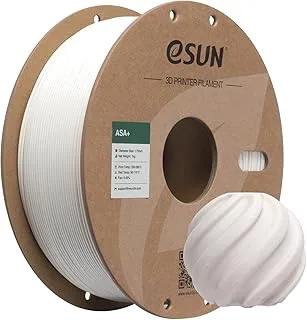eSUN ASA+ Filament 1.75mm, 3D Printer Filament Weather Resistant, 1kg Spool (2.2Lbs) 3D Printing Material for 3D Printers, Warm White