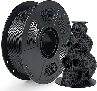 IEMAI PETG Filament 1.75 mm 1 kg, Black PETG Filament for 3D Printing, High Speed Printing, Dimensional Accuracy +/- 0.02 mm