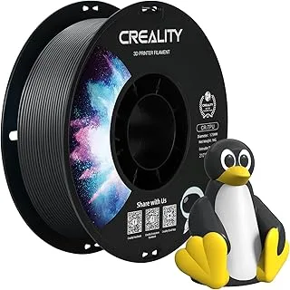 Creality Official TPU Filament 1.75mm, TPU Black Filament Tougher and Stronger 3D Printer, Less-Tangle Dimensional Accuracy +/- 0.02mm 1kg/Roll(2.2lbs) Fit for Most FDM 3D Printers