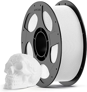 ANYCUBIC Filamento PLA 1,75, Filamento PLA per Stampante 3D Precisione 1,75 mm +/- 0,02 mm, Identificazione Intelligente Filamento di Stampa Intelligente,Bianco Brillante 1KG(2,2 lbs)