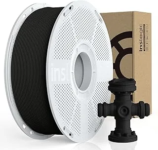 Inslogic Pre-Dried Nylon Filament 1.75 mm 3D Printer Filament, Polyamide (PA) PA6/66 Print Without Deformation Suitable for Most FDM Printers, Black