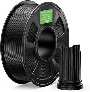 DEEPLEE PLA+ 2.0 Filament 1.75 mm - 1 kg Spool in Black, High Tenacity and Smooth Finish, Accuracy ±0.2 mm, Upgraded Version, for FDM 3D Printers