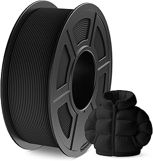 JAYO Filamento PLA Matte 1.75 mm per Stampante 3D, Precisione Dimensionale +/- 0,03 mm, Bobina da 1,1 kg (2,42 libbre), 363 Metri, Nero