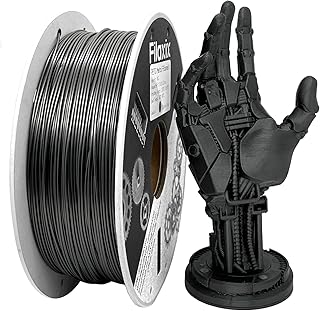 Filamento PETG 1,75 mm Metallico Grigio Spaziale Filamento per stampa 3D PETG, compatibile con Bambu LAB, QIDI MAX3, FLASHFORGE Adventurer 5M, stampante 3D Prusa MK4 Printer, 1 kg