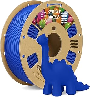 OVERTURE Easy PLA Filament 1.75mm, 1kg Spool (2.2lbs), Dimensional Accuracy +/- 0.02mm, for 3D Printer (Easy Cobalt Blue)