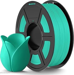 TECBEARS PLA Matte Filament 1.75 mm Green 1 kg, 3D Printer Filament Matte PLA Matte Surface High Speed 30-600 mm/s, Neatly Wound Filament Dimensional Accuracy +/- 0.03 mm