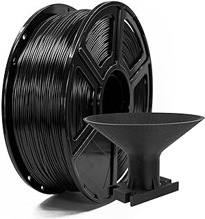 FLASHFORGE Filamento ASA 1,75 mm, filamenti per stampante 3D da 1 kg Accuratezza dimensionale +/- 0,02 mm, senza fumo e inodore (nero, ASA)