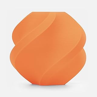 Bambu Lab PLA Matte (Opaco) – Filamento 3D 1.75 mm, Finitura Opaca Uniforme, Tolleranza ±0,03 mm, RFID e Compatibile AMS/AMS Lite – Facile da Stampare - Bobina, 1kg, Arancione Mandarino