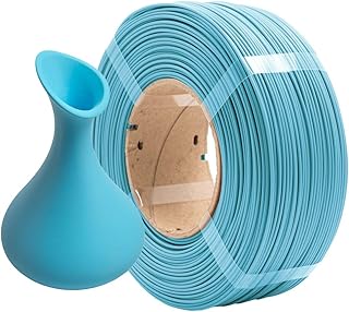 AzureFilm Refill PLA Matte HS Filament 1.75mm - 1kg - Ultra Matte Finish - High Speed - High Strength - Eco Friendly (Blue, 1kg)