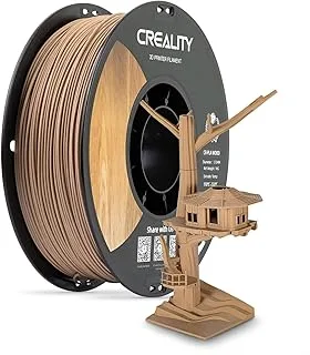 Creality PLA 3D Printer Filament Silk Shiny PLA Filament 1.75 mm +/-0.02 mm, 3D Printing Filament 1 KG/2.2 lb (Wood)