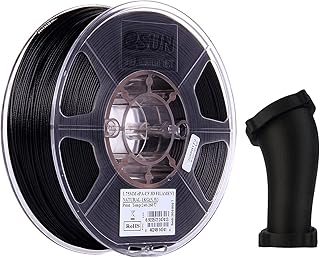 eSUN Nylon Carbon Fibre Filament 1.75 mm, 3D Printer Filament PA-CF, Dimensional Accuracy +/- 0.05 mm, 1 kg Spool (2.2 LBS) 3D Printing Materials for 3D Printer, Natural