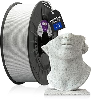 WINKLE Filamento PLA HD Texturizzato 1.75mm Marmo, Bobina da 300g, Filamento per Stampante 3D FDM, Precisione Dimensionale +/- 0.05mm, Materiale Biodegradabile Facile da Stampare